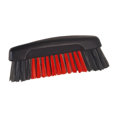 Afbeelding van Nagel en schrobborstel 5 x 12 cm ergonomisch Rood/Zwart