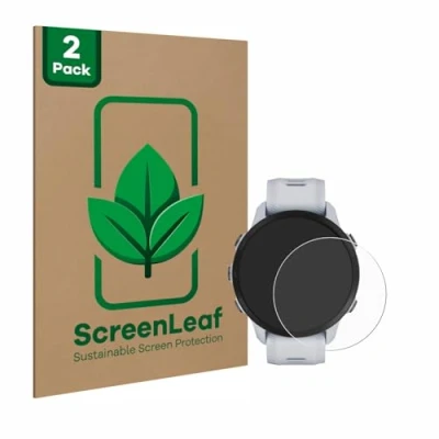 Afbeelding van ScreenLeaf Screenprotector voor Garmin Forerunner 955 Solar / Duurzame schermbescherming Folie Beschermfolie transparant (2 Stuks)