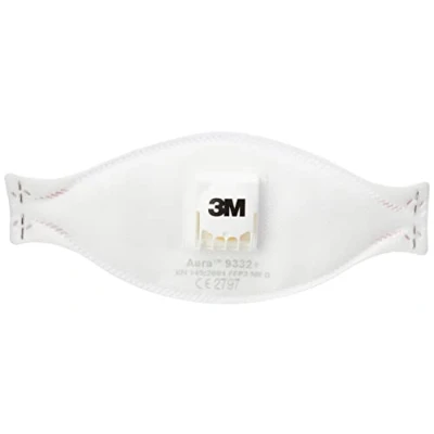 Afbeelding van 3M Stofmasker Aura 9332 FFP3 V/NR D, 3M, Wit Geschikt voor Veehouderij