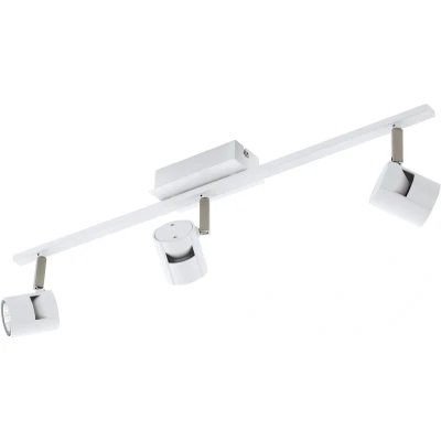 Afbeelding van EGLOÂ VergianoÂ Â spotÂ 3 LichtsÂ wit/nickel mat