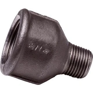 Afbeelding van Nefit Industrial soknippel nr.246 zwart 2&quot; bi.dr. x 1.1/2&quot; bu.dr.