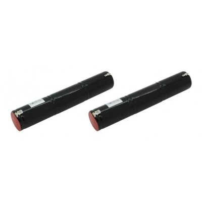 Afbeelding van Noodverlichting batterij NiCd 7.2V 4500mAh 2x L1x3 Mono D met Faston aansluiting vervangt Saftura 6VTD137