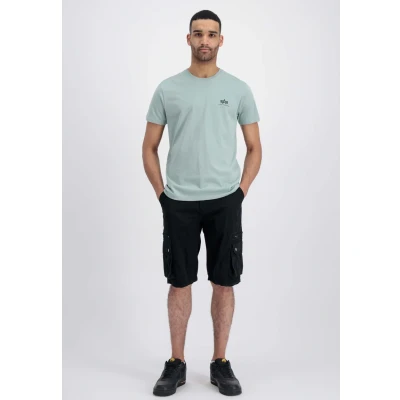 Afbeelding van Alpha Industries Small LOGO Tshirt basic, Heren, Maat: Large, Dusty green