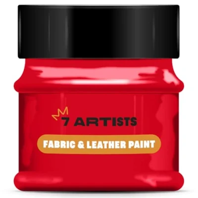 Afbeelding van 7 Artists Textielverf Blauwe 50 ml Textile Paint Leer Schilderen Leerverf Permanente Schoenschilderen Schoenverf Fabric