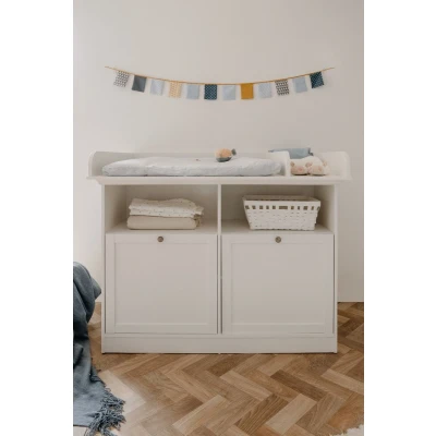 Afbeelding van Finori Commode Landwood Wit Incl. Opzet