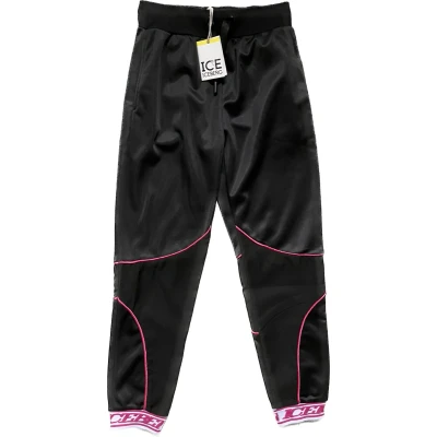 Afbeelding van Iceberg sportieve broek maat 128/134 zwart/fuchsia accenten