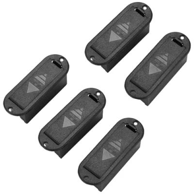 Afbeelding van Goufride 5 Stuks 9V Batterij Houder Deksel Doos Vervanging voor Actieve Gitaar Bas Pick Up