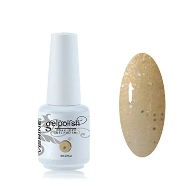 Afbeelding van Vishine Soak Off nagellak 8ml, semi permanent, UV, LED, gel, manicure, onderlak, donkerroze (1548)