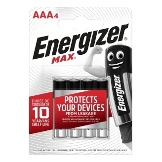 Afbeelding van Energizer batterijen Max AAA, blister van 4 stuks
