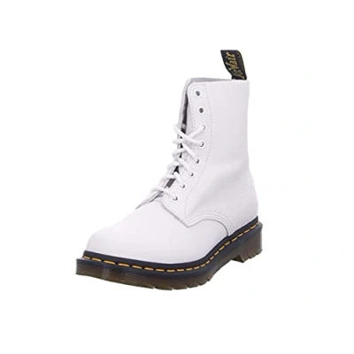 Afbeelding van Dr. Martens 8 Eye Boot, dameslaarzen, Optical White Virginia, 38 EU