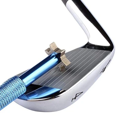 Afbeelding van HUSHUI Golf Cleaner Club Groove Sharpener,Groove Sharpener met 6 Heads Re Grooving Tool en
