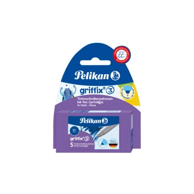 Afbeelding van Balpenvulling Griffix blister 2X5stuks blauw