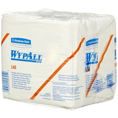 Afbeelding van Kimberly Clark 7471 Wypall L40 gevouwen wisser, wit, 18 stuks