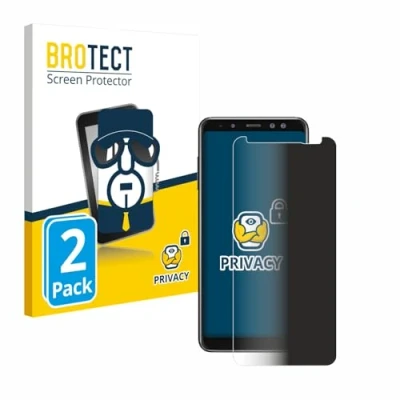 Afbeelding van BROTECT privacy screenprotector voor Samsung Galaxy A8 2018 Folie Beschermfolie Blauwlichtfilter (2 Stuks)