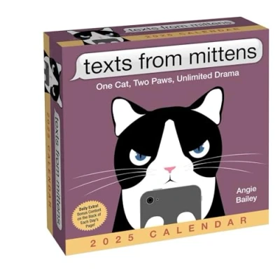 Afbeelding van Texts from Mittens the Cat 2025 Day to Calendar