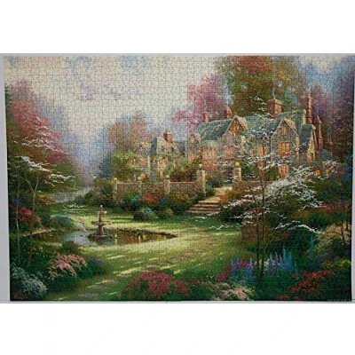 Afbeelding van Schmidt SCH 57453 Gardens beyond Spring Gate, 2000 stukjes puzzel vanaf 12 jaar rustiek en landelijk van Thomas Kinkade