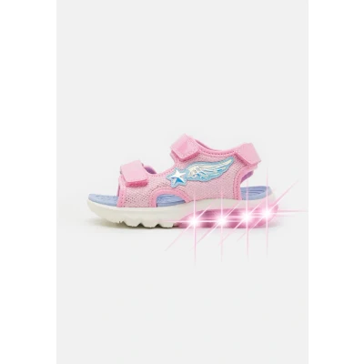 Afbeelding van Geox Ciberdron Sandalen voor kinderen, Maat: 35, Pink/light sky Imitatieleer/ textiel