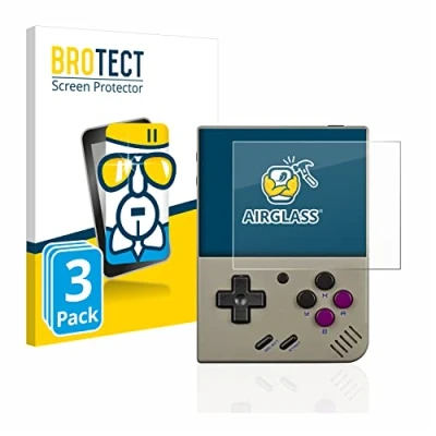 Afbeelding van BROTECT Glas Screen Protector voor Miyoo Mini Plus (3 Stuks) Schermbeschermer [9H Hardheid, Beschermglas Folie niet Gehard Glas]