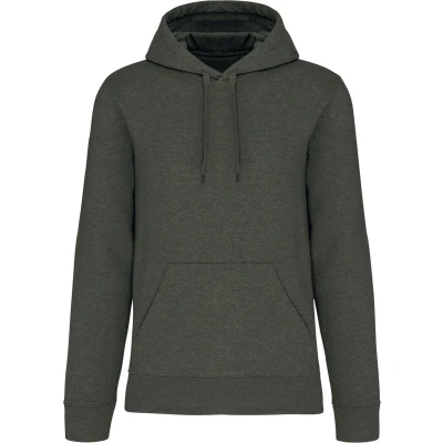 Afbeelding van Kariban Ecologische herensweater met capuchon K4027 Green Marble Heather