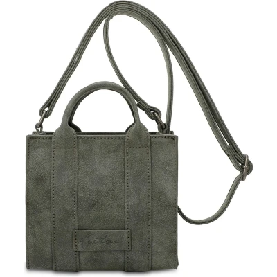 Afbeelding van Fritzi aus Preußen Schoudertas Handtas Square Vintage Crossbody Bag Anthra Donkergrijs