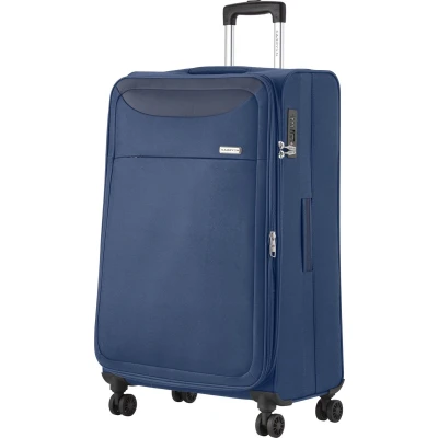 Afbeelding van CarryOn Air Grote Reiskoffer 120 Liter Zachte Trolley Koffer 77 x 47 32 cm Lichtgewicht Expander TSA slot Blauw