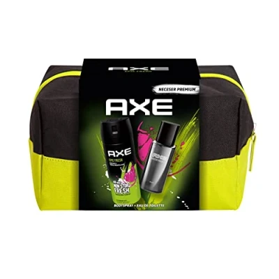 Afbeelding van Axe toilettas voor heren, badset met Epic Fresh Deodorant BodySpray 150 ml + Eau de Toilette 100