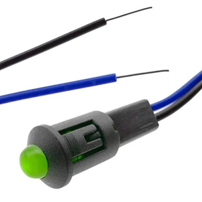 Afbeelding van BeMatik QW018 LED controlelampje, 8 mm, 220 VAC, groen