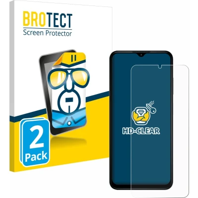 Afbeelding van BROTECT Screenprotector voor Nokia G42 5G Folie Beschermfolie transparant (2 Stuks)