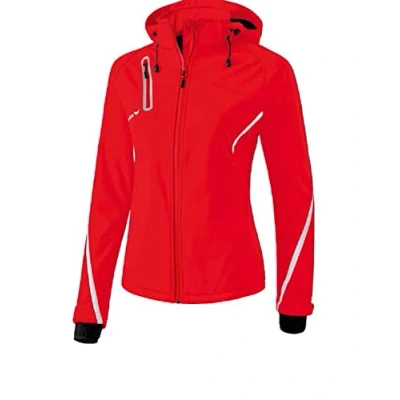 Afbeelding van Functioneel softshell jack dames rood/wit / 38
