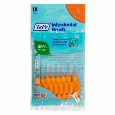 Afbeelding van 6x TePe Interdentale Ragers Original 0,45 mm Oranje 8 stuks