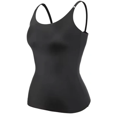 Afbeelding van ATTREZZO® Corrigerend hemd Dames Zwart Maat L Shapeware