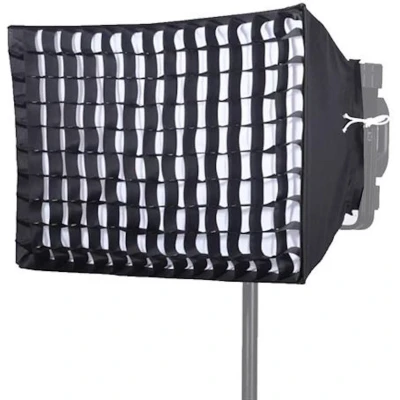 Afbeelding van Falcon Eyes Softbox En Honingraat Plsh ds812 Zwart 3 delig