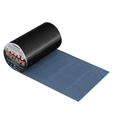 Afbeelding van BuTape aluminium butylband dakreparatie 150 mm x 10 strekkende meter 5 kleuren (zwart)