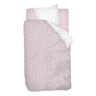 Afbeelding van Snoozing Laslo Flanel Dekbedovertrek Eenpersoons 140x200/220 cm + 1 kussensloop 60x70 Pink