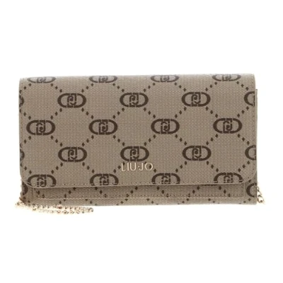 Afbeelding van LIU JO Portemonnee Caliwen Bifold Wallet Tortora Chiaro Beige