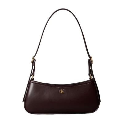 Afbeelding van Calvin Klein Small Shoulder BAG Handtas, Dames, Maat: One Size, Fudge