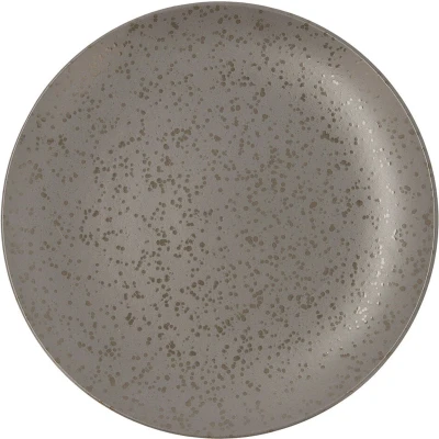 Afbeelding van Eetbord Ariane Oxide Grijs Keramisch Ø 31 cm (6 Stuks)
