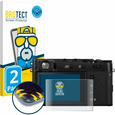 Afbeelding van BROTECT Screenprotector voor Fujifilm X100VI Folie Beschermfolie matte volledig dekking (2 Stuks)