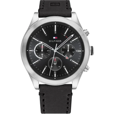 Afbeelding van Tommy Hilfiger TH1791740 Horloge Leer Bruin Ø 44 mm