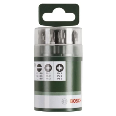Afbeelding van Bosch Accessoires 10 delige schroefbitset standaard (HEX, PH, PZ) 2609255975