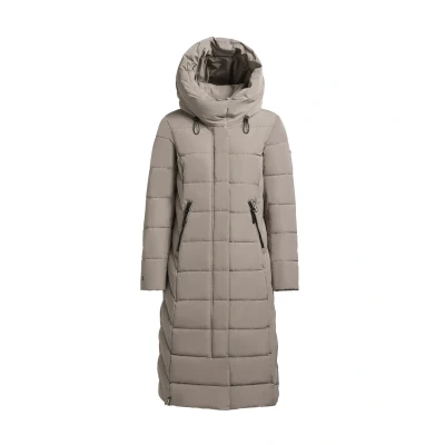 Afbeelding van khujo Sensy Wintermantel, Dames, Maat: XS, Greige