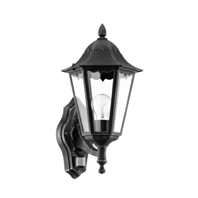 Afbeelding van EGLOÂ NavedoÂ WandlampÂ BuitenÂ Â E27Â 42,5Â cmÂ SensorÂ Zwart