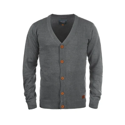 Afbeelding van Blend Bhlennard Vest, Heren, Maat: Medium, Pewter mix