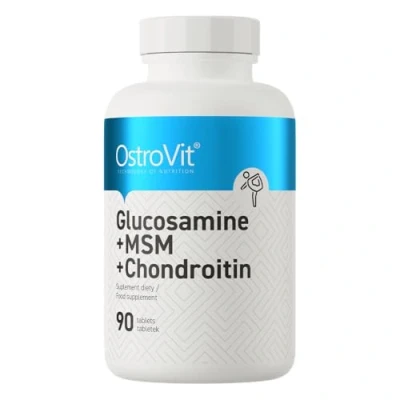 Afbeelding van Glucosamine + MSM Chondroitin 90 Tablets OstroVit