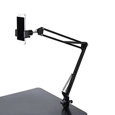 Afbeelding van Lazy Phone Clip Houder Klem voor Bureau, Universele Lange Arm Flexibele 360 Draaibare Luie Mount Mobiele Telefoon Bed Bureau