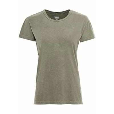 Afbeelding van camel active Kurzarm Tshirt basic, Dames, Maat: XL, Light khaki