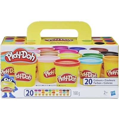 Afbeelding van Play Doh Gekleurde Klei 20 Potjes