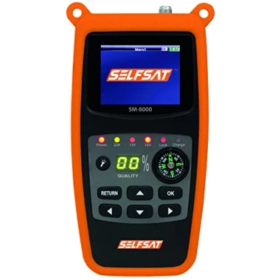 Afbeelding van Selfsat SM 8000 Camping Satfinder HD DVB S + S2 8PSK SAT meetinstrument EU