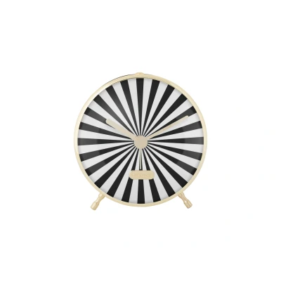 Afbeelding van Karlsson Wekker Candy Swirl Zwart &amp; Wit