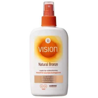 Afbeelding van 2x Vision Zonnebrand Natural Bronze SPF 30 185 ml